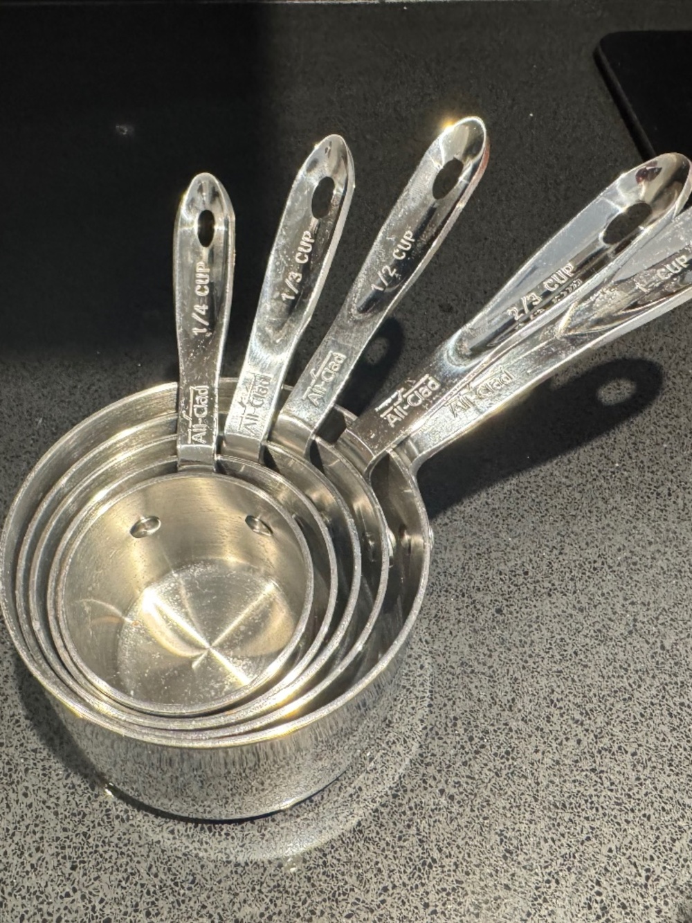 All-Clad Stainless Steel Measuring Cups 5 pc Set